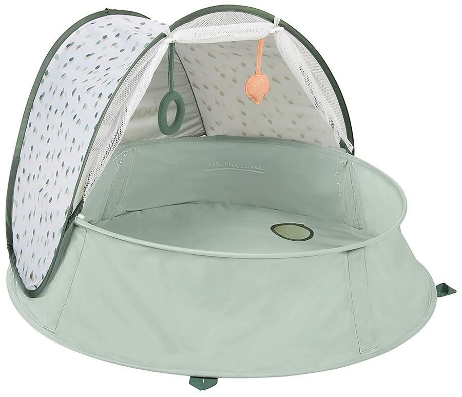 Babymoov Aquani Box 3-in-1: Piscina, Box Giochi E Lettino Con Protezione UV 50+ - Design Provence - Foto 3