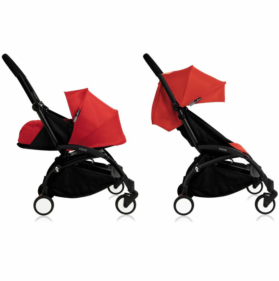 Babyzen Yoyo 0+/6+ Complete Stroller Black/Red