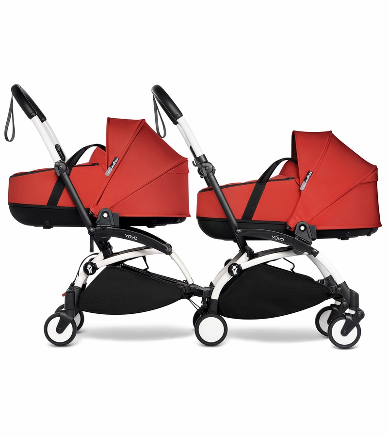 Babyzen YOYO Connect Double Stroller / Bundle White / Red