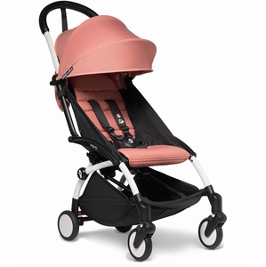 Babyzen YOYO2 Ultra Compact 6+ Stroller (One Box) - White / Ginger