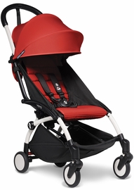 Babyzen YOYO2 Ultra Compact 6+ Stroller - White / Red