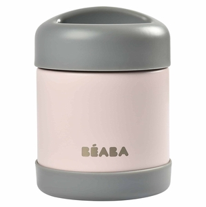 BEABA Stainless Steel Insulated Jar, 10 oz - Rose