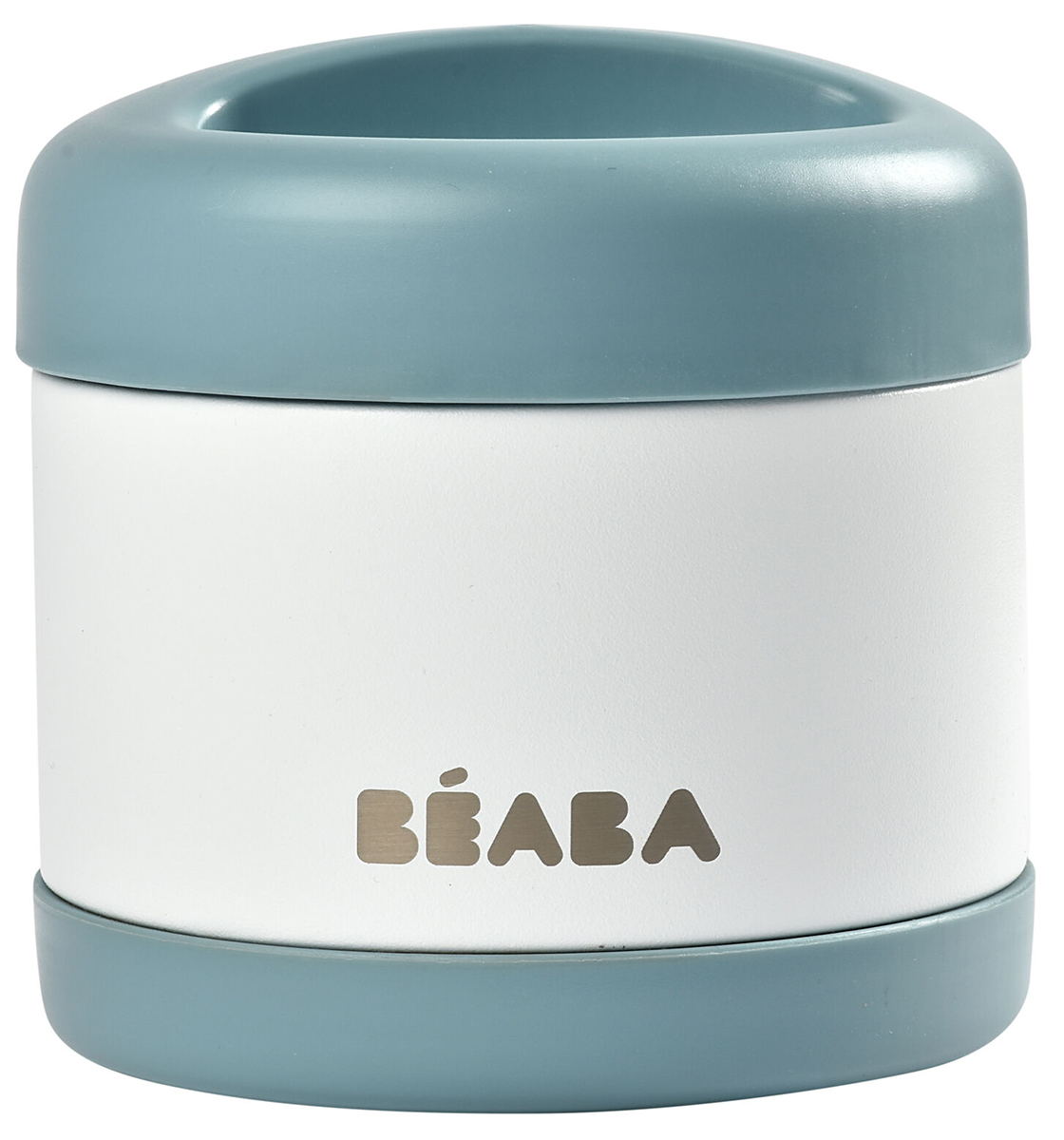 BEABA Stainless Steel Insulated Jar, - Baltic Blue / Cloud