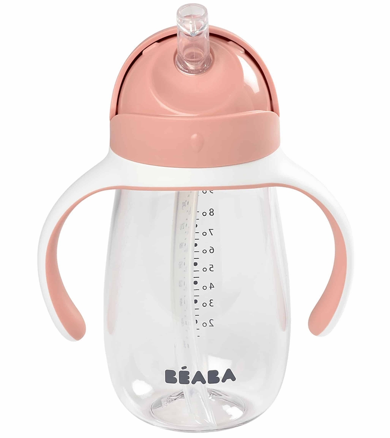 Beaba Straw Sippy Cup Rose