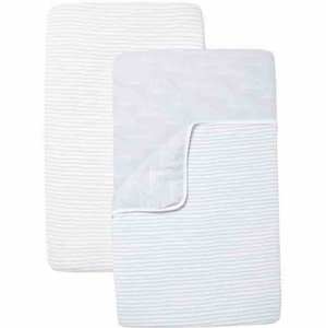 BEABA x Shnuggle Bedside Sleeper Infant Crib Bedding Set - Cloud