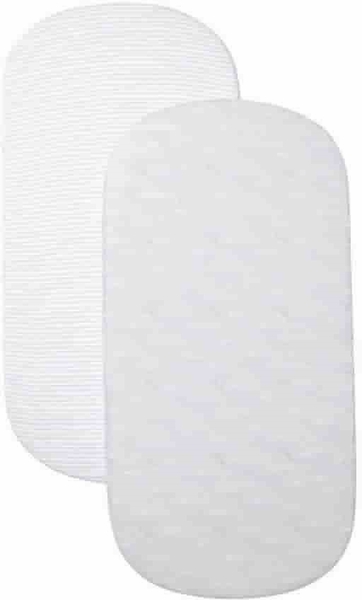 BEABA x Shnuggle Full Size Crib Fitted Sheets - Cloud