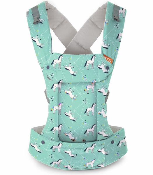 Beco Baby Gemini Baby Carrier - Unicorn Magic Mint