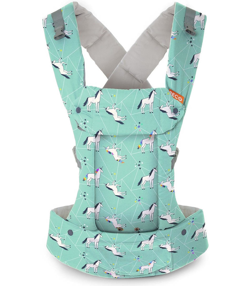 Beco Baby Gemini Baby Carrier - Unicorn Magic Mint
