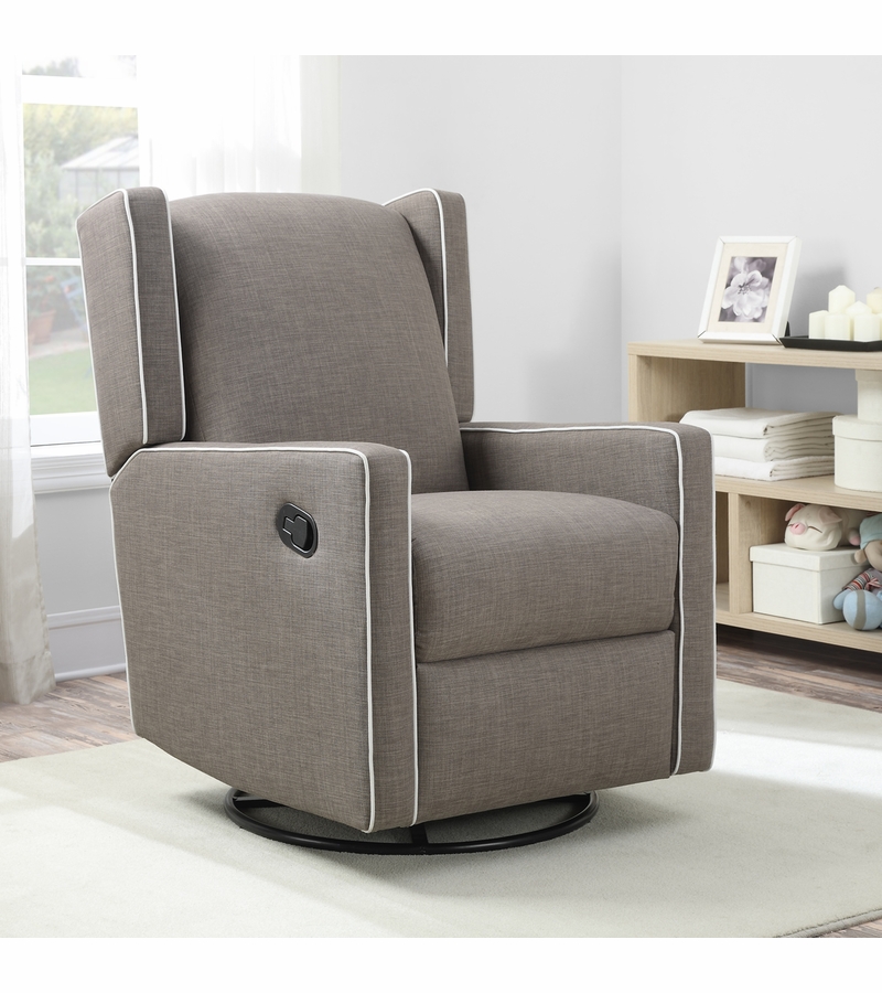 Bertini Everston Swivel Glider Recliner Taupe