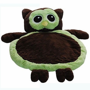 Bestever Baby Mat in Green Owl