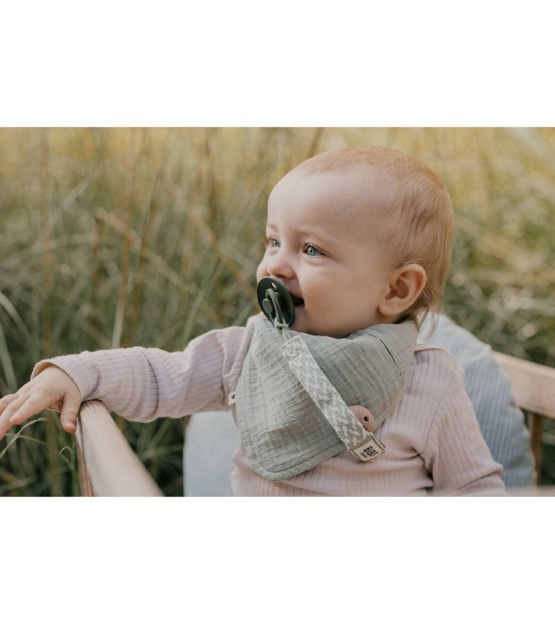 BIBS Pacifier Clip Blush/Ivory