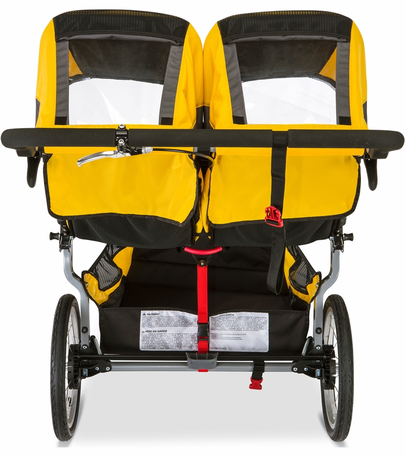 BOB 2017 / 2018 Ironman Duallie Double Jogging Stroller Yellow