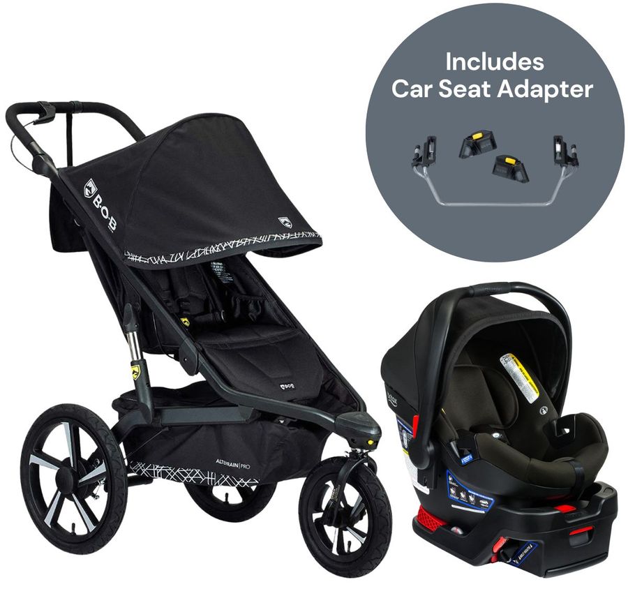 BOB Alterrain Pro Jogging Stroller + Britax BSafe Gen2 Travel System