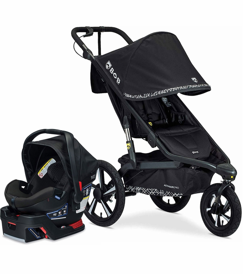 BOB Alterrain Pro Single Jogging Stroller + Britax BSafe Ultra Gen1