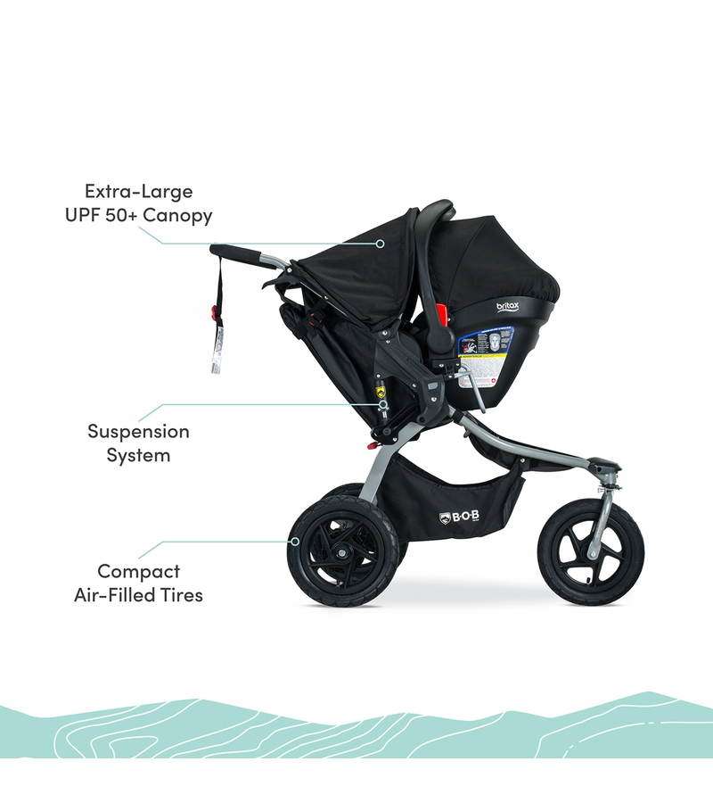 BOB Rambler Travel System with BSafe Gen2 Black