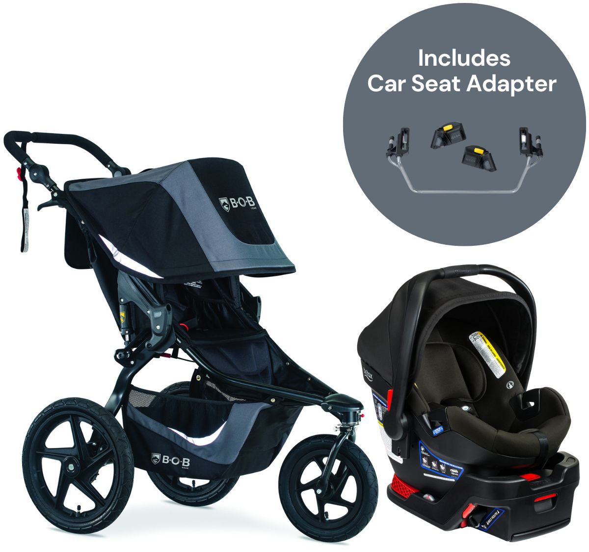 BOB Revolution Flex 3.0 + Britax BSafe Gen2 Travel System Bundle