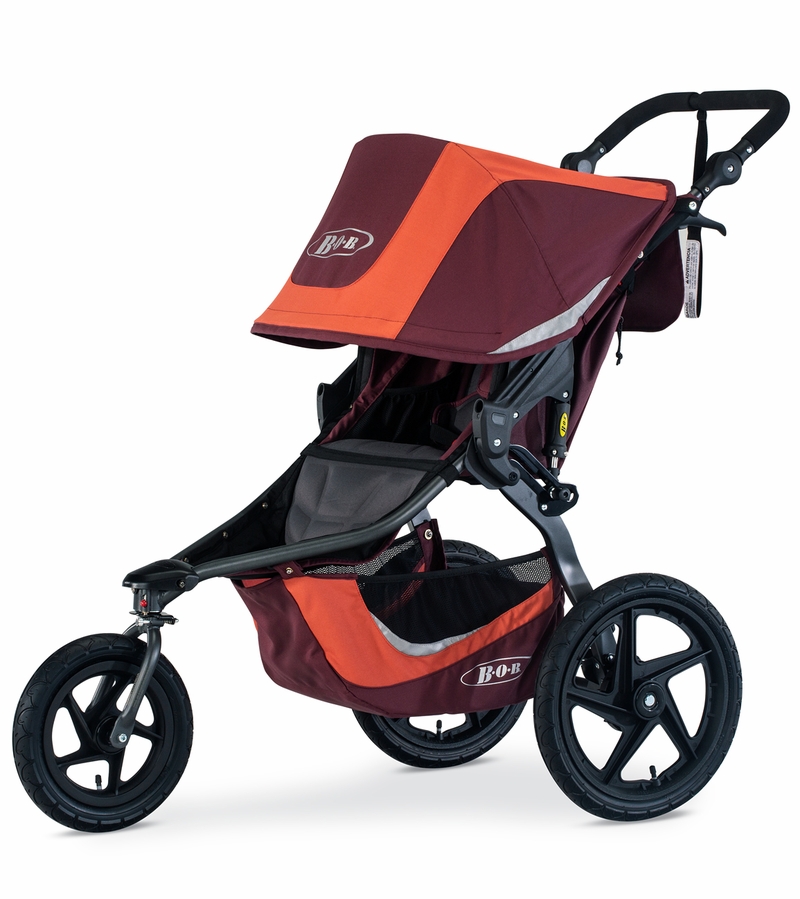 BOB Revolution Flex 3.0 Single Jogging Stroller Bundle Sedona Orange