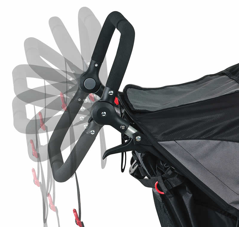 BOB 2017 / 2018 Revolution Pro Duallie Jogging Stroller Black