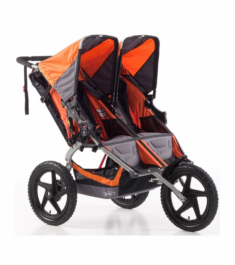 BOB Sport Utility Stroller Duallie Double Stroller Orange
