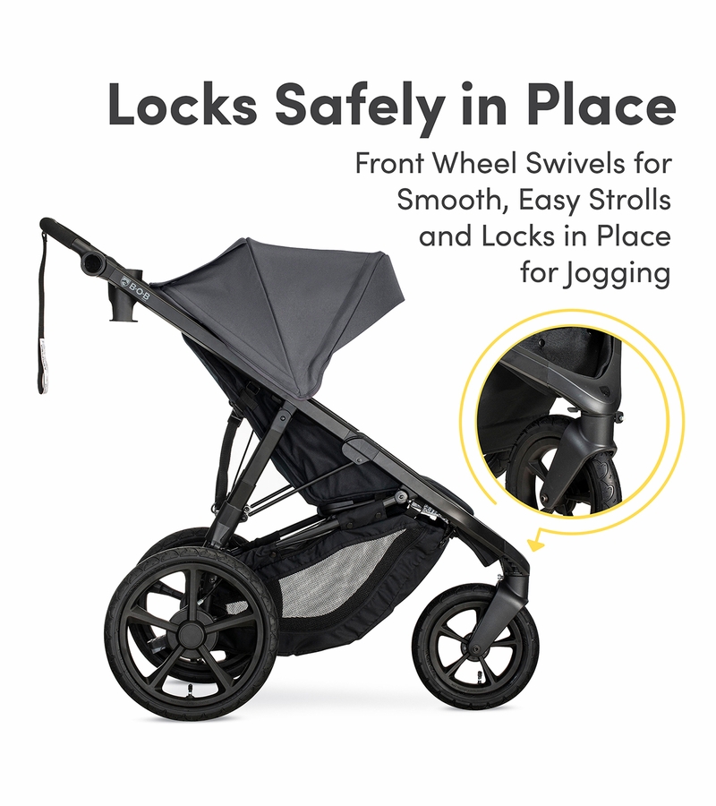BOB Wayfinder Jogging Stroller Storm