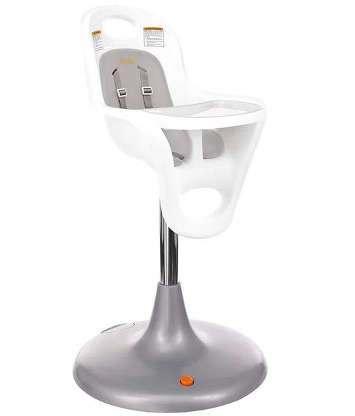 Boon Flair Pedestal Highchair White/Gray
