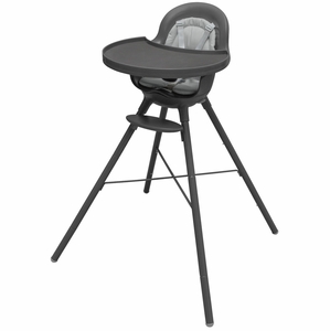 Boon GRUB Dishwasher-Safe Adjustable Baby High Chair - Charcoal
