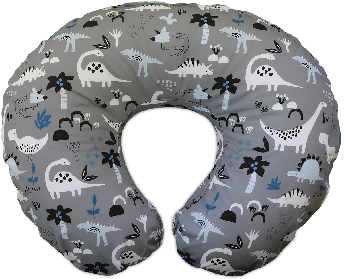 Boppy Original Feeding & Infant Support Pillow Gray Dinosaurs
