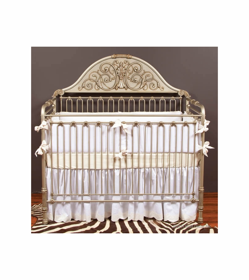 Bratt Décor Chelsea Collection Iron Lifetime Crib Antique Silver
