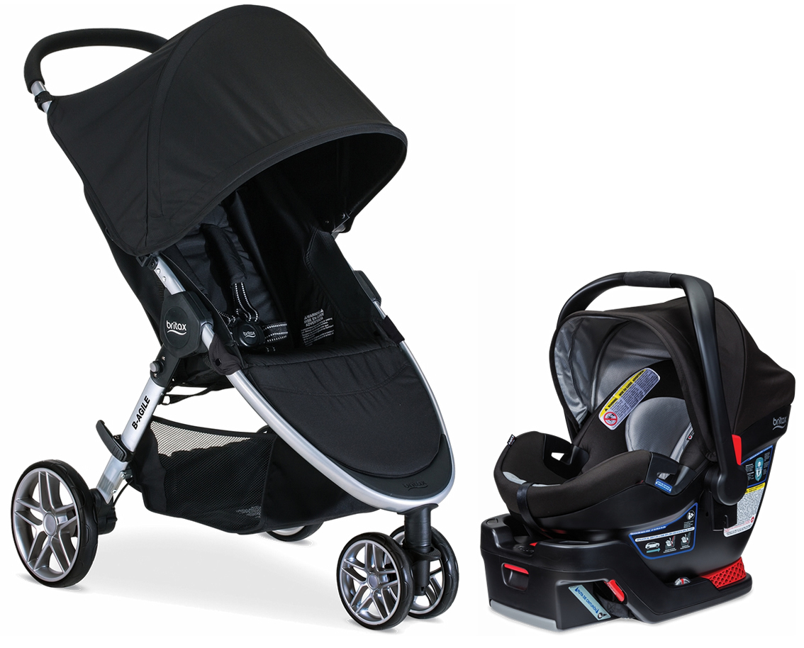 Britax 2016 BAgile 3 & BSafe 35 Elite Travel System