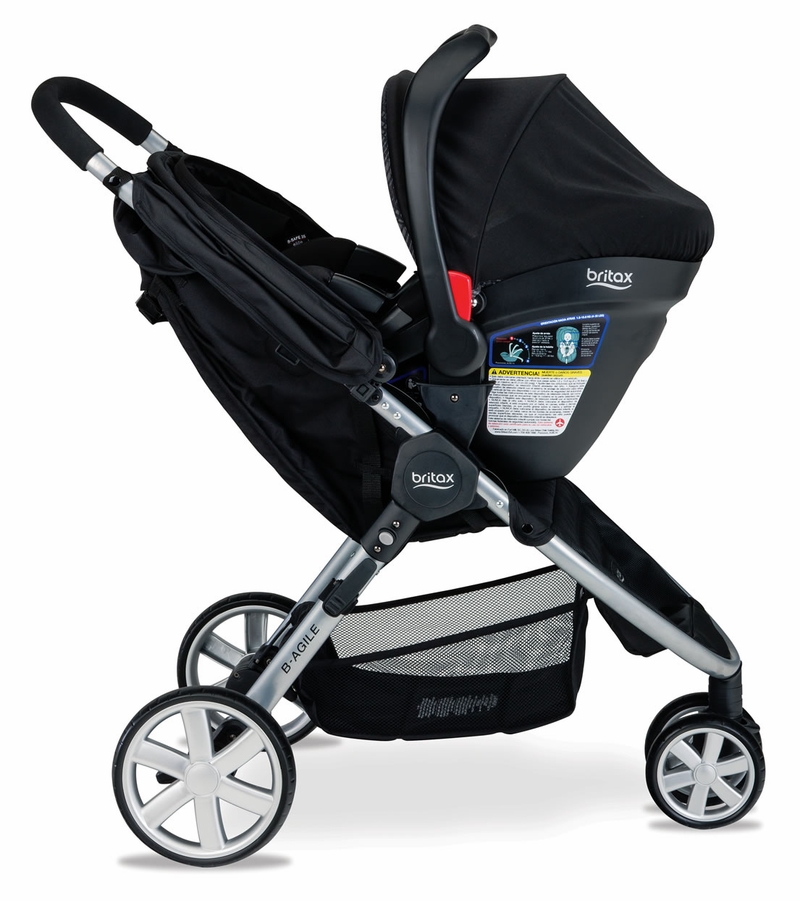 Britax BAgile 3 & BSafe 35 Elite Travel System Domino