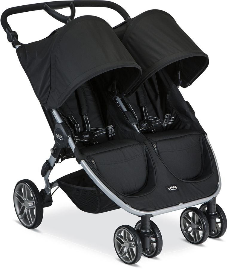 Britax BAgile Double Stroller Black