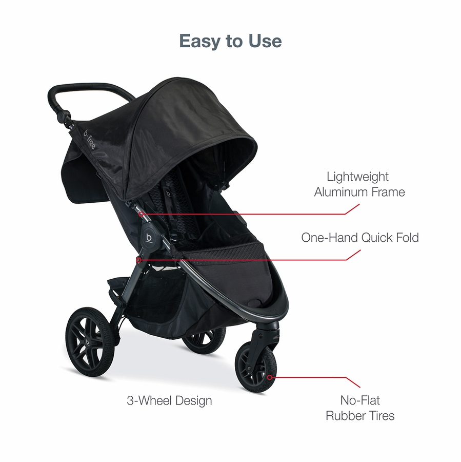 Britax BFree & BSafe Gen2 FlexFit Travel System Midnight