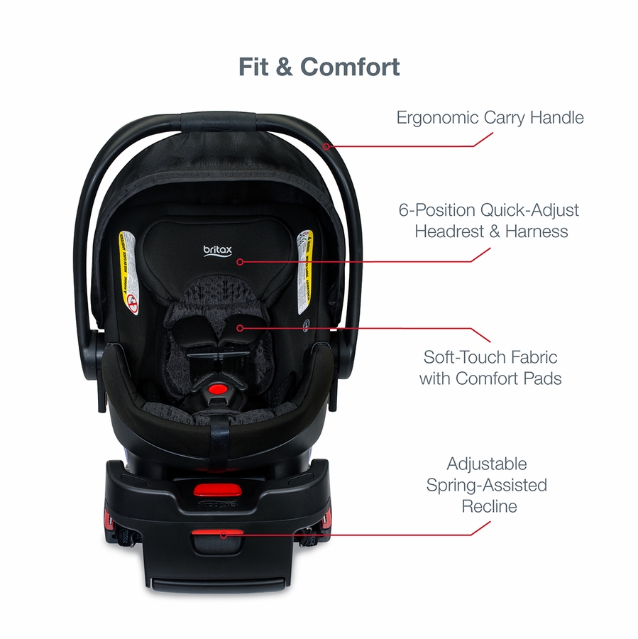 Britax BFree & BSafe Gen2 FlexFit Travel System Midnight
