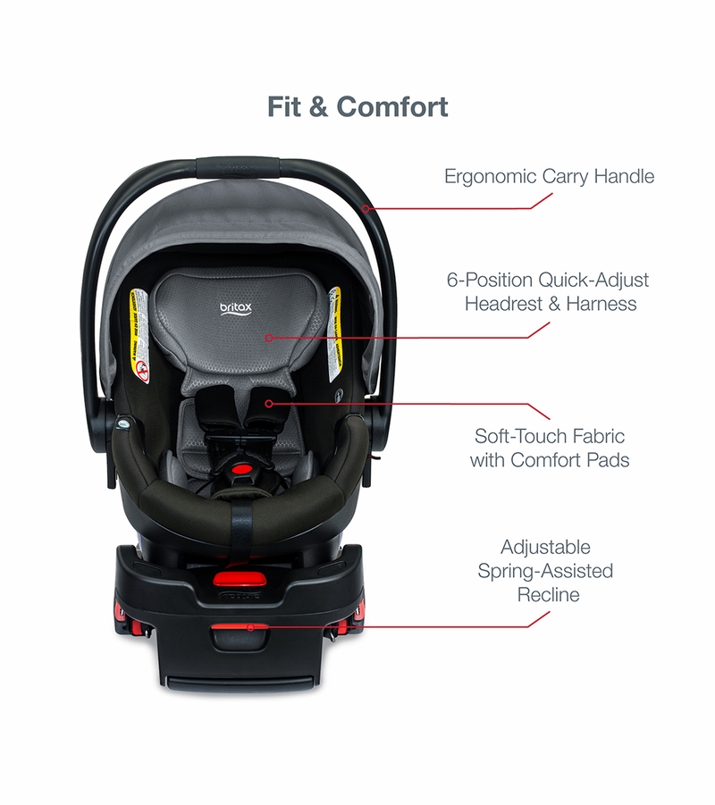 Britax BLively & BSafe Gen2 FlexFit Travel System Fog (SafeWash)