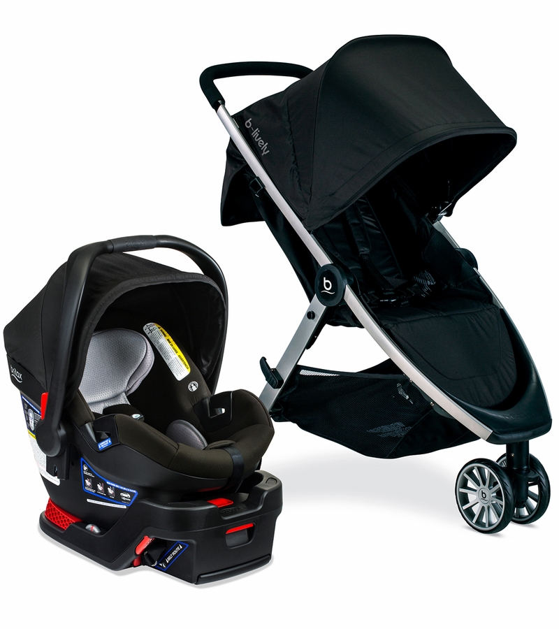 Britax BLively & BSafe Gen2 FlexFit Travel System Twilight (SafeWash)