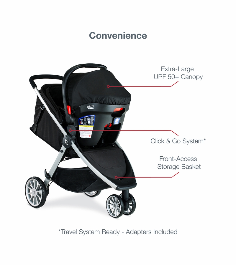 Britax BLively & BSafe Gen2 FlexFit Travel System Twilight (SafeWash)