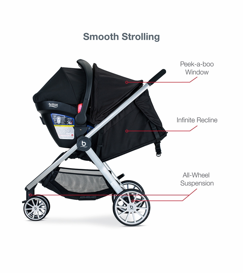 Britax BLively & BSafe Gen2 FlexFit Travel System Twilight (SafeWash)