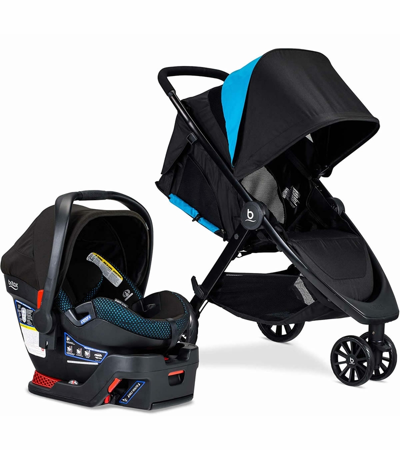 Britax BLively & BSafe Ultra Travel System Cool Flow Teal