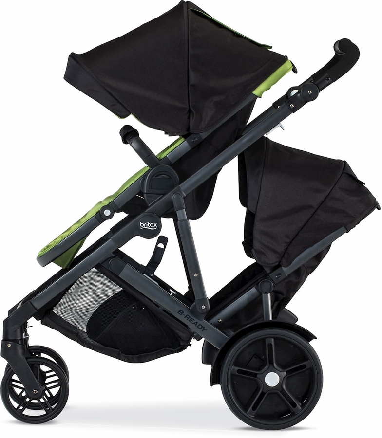 Britax BReady 2017 Double Stroller Bundle Peridot