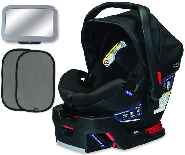 Britax BSafe 35 Elite Infant Car Seat Bundle Midnight