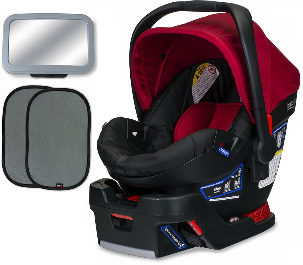 Britax BSafe 35 Infant Car Seat Bundle Cardinal
