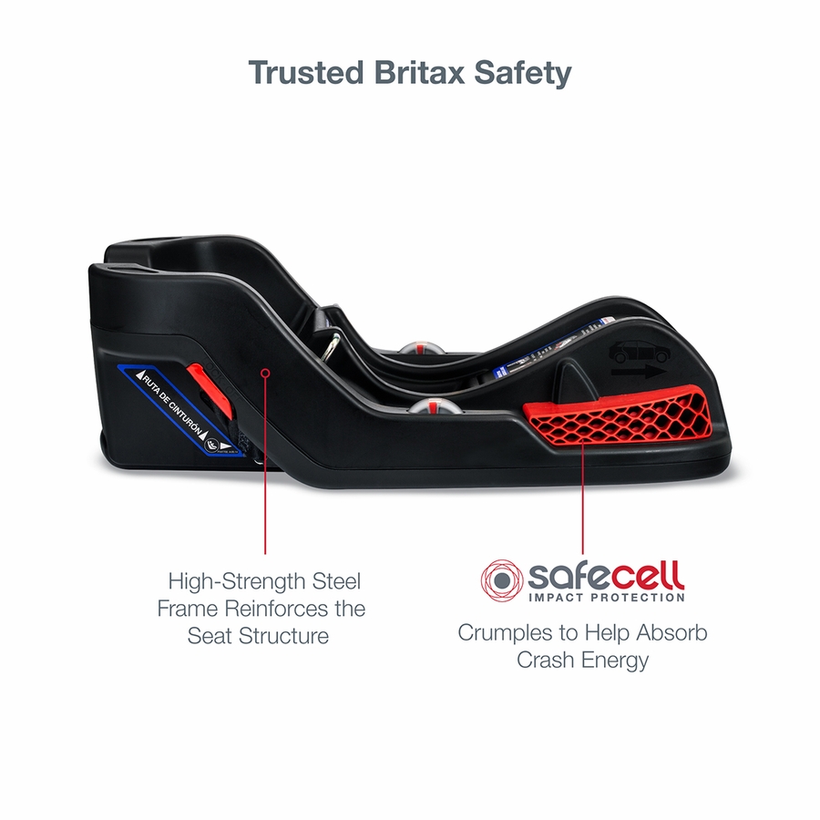 Britax BSafe Gen2 FlexFit Lightweight Infant Car Seat Stainless