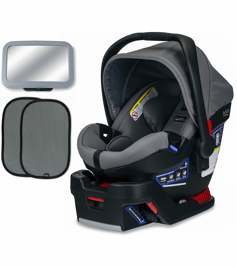Britax BSafe Ultra Infant Car Seat Bundle Gris