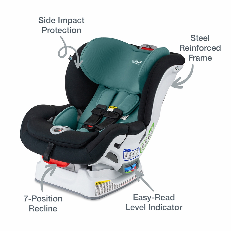 Britax Boulevard ClickTight Convertible Car Seat Green Contour (SafeWash)
