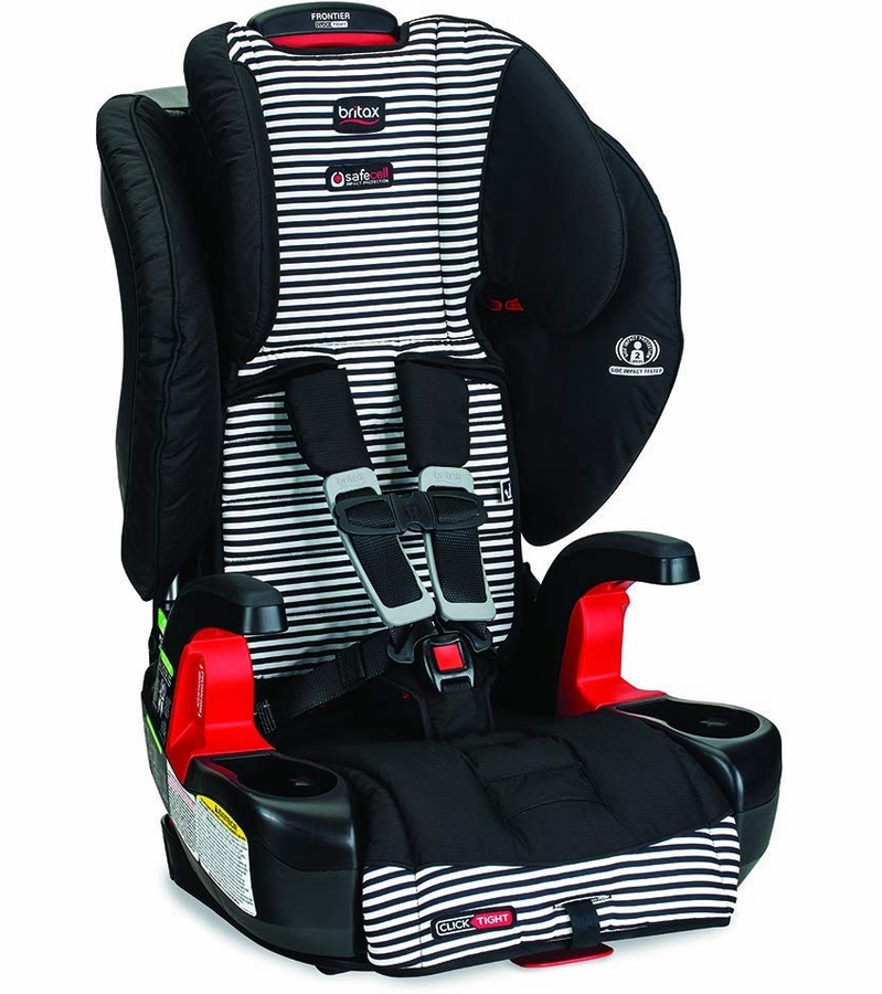 Britax Frontier ClickTight Harness Booster Car Seat 2018 Tuxedo