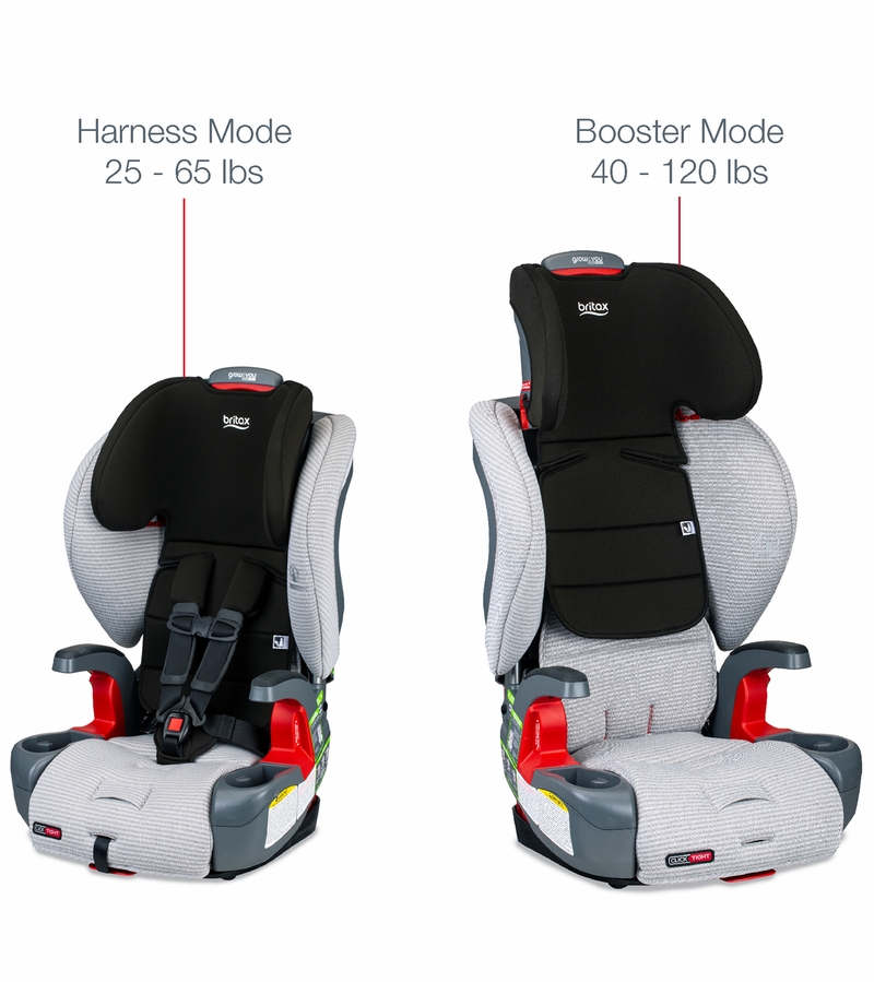 Britax Grow With You Clicktight Harness Booster Car Seat Clean Comfort [New Version of the