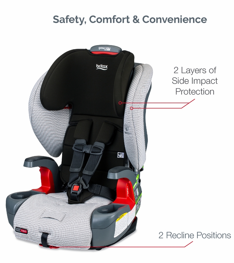 Britax Grow With You Clicktight Harness Booster Car Seat Clean