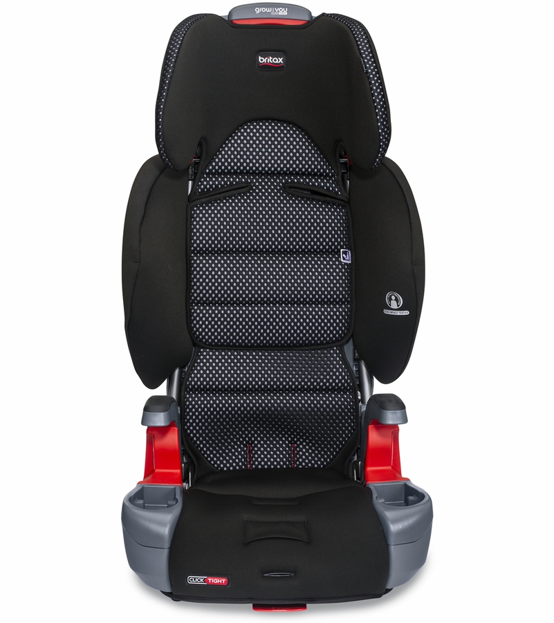 Britax Grow With You Clicktight Harness Booster Car Seat Cool Flow