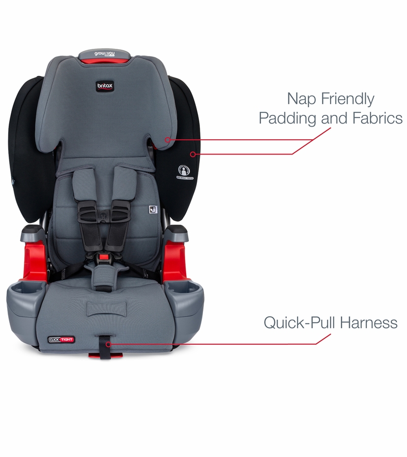 Britax Grow With You ClickTight Harness Booster Car Seat Otto