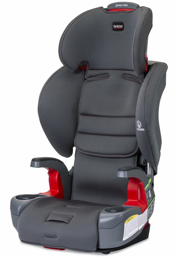 Britax Grow With You Harness Booster Car Seat Pebble [New Version of